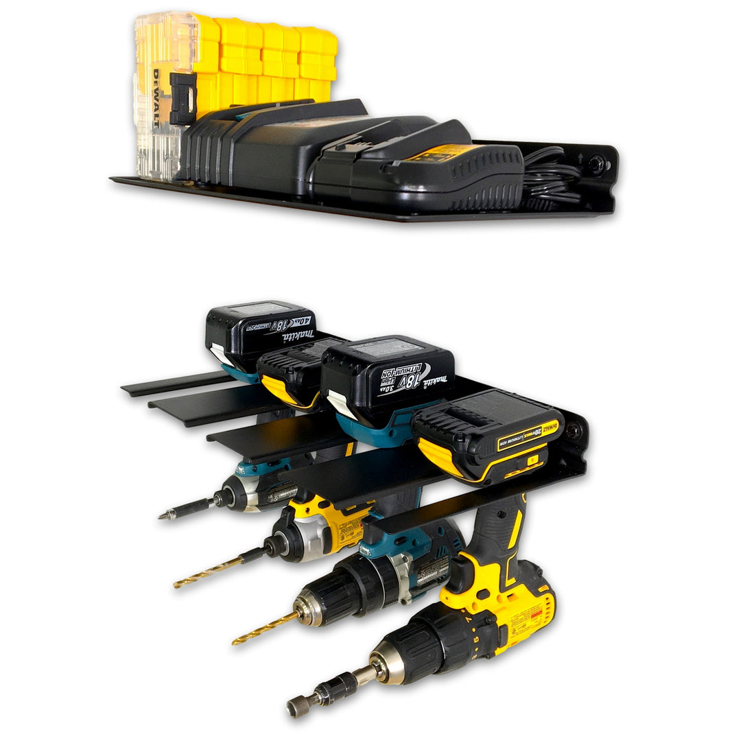 drill storage with drill bits