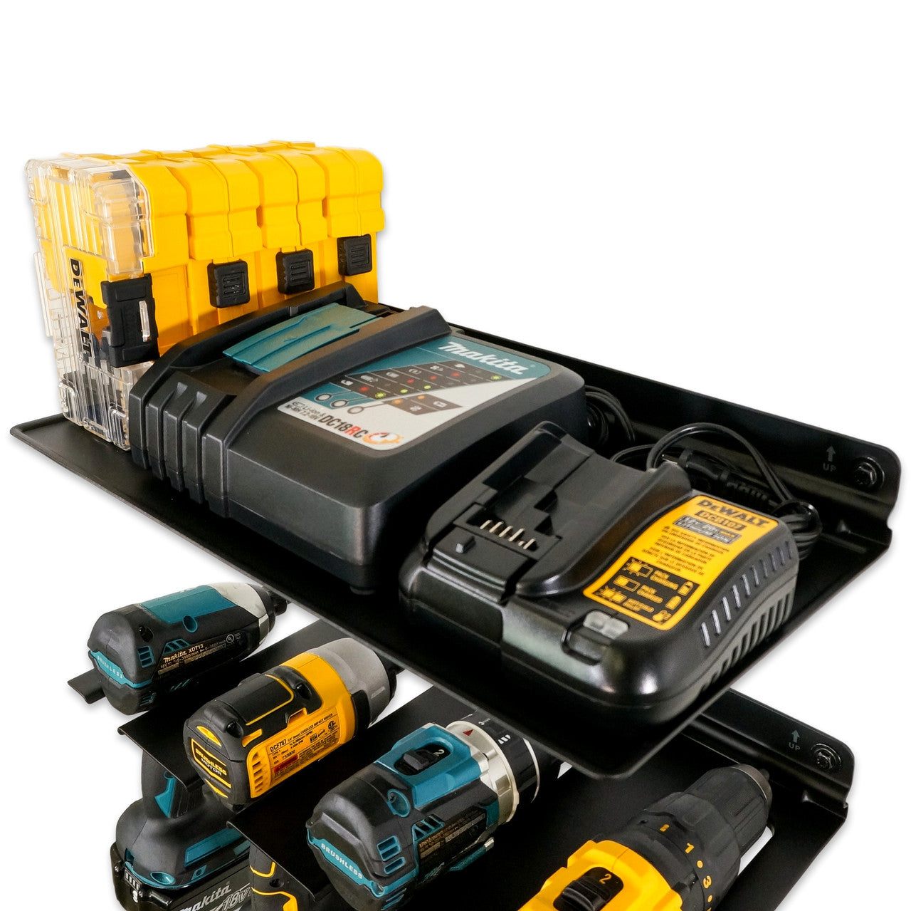 battery powered drill storage