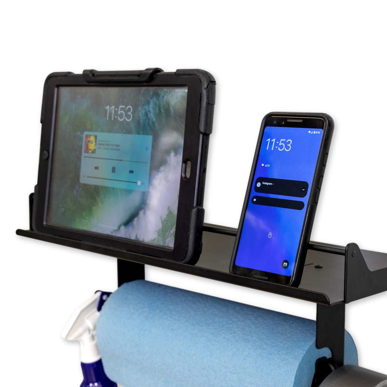 smartphone tablet shelf