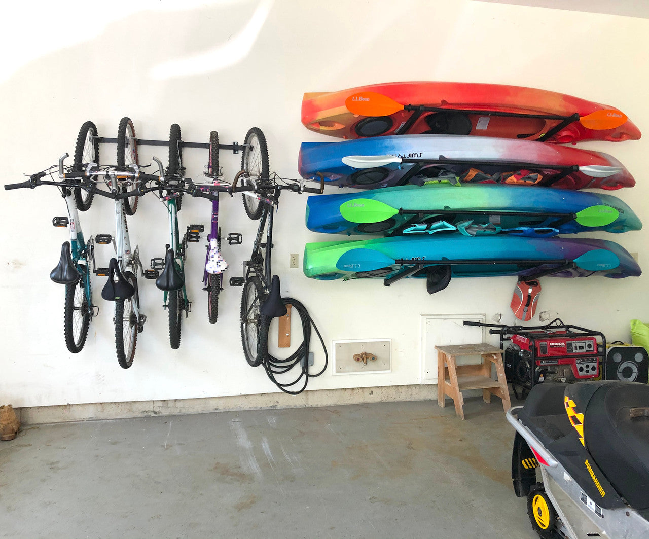 indoor kayak storage