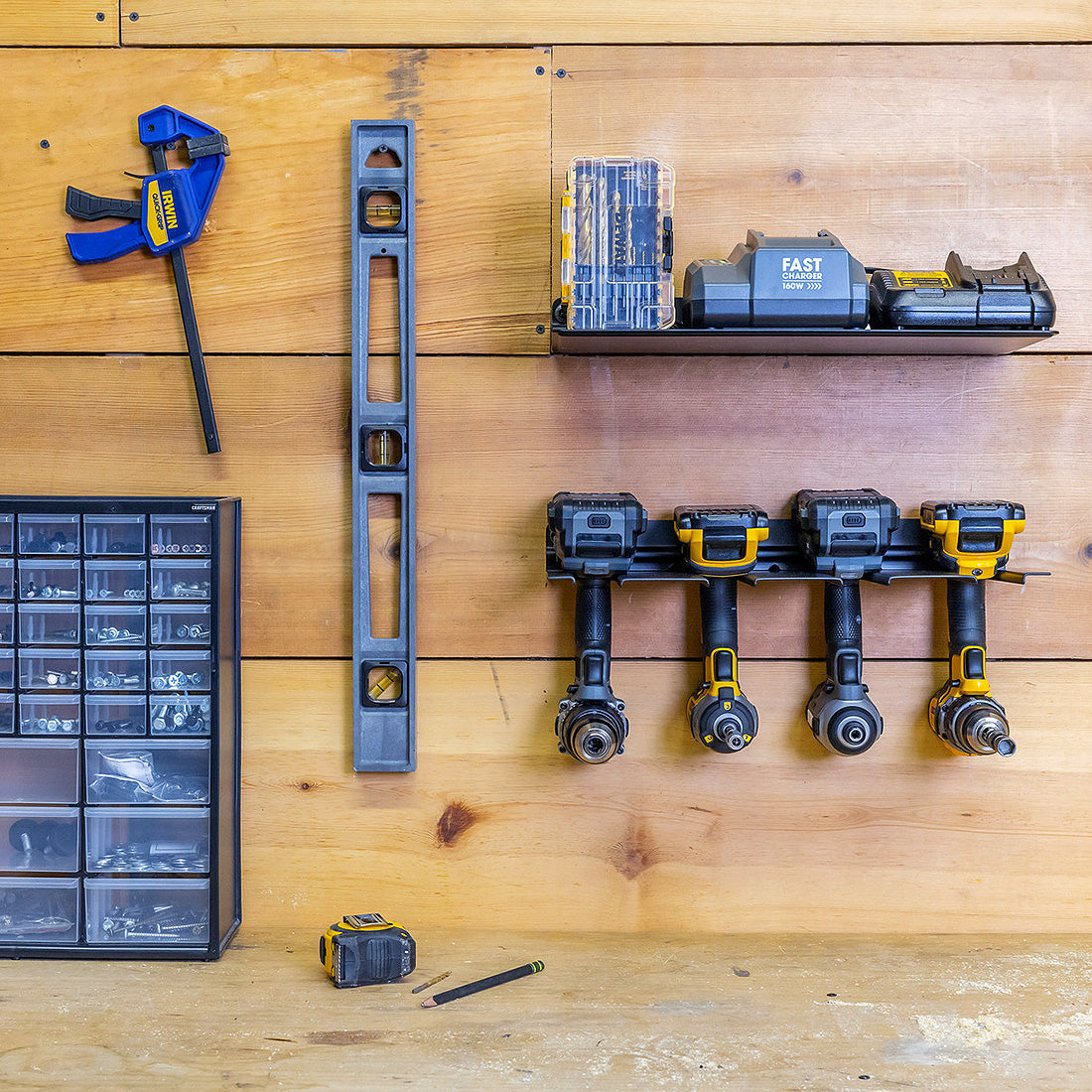 Hand cheap drill storage