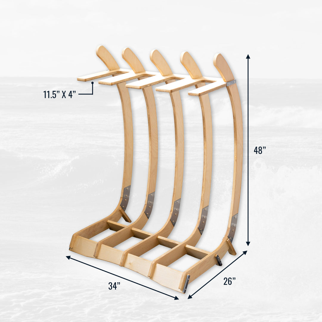 surfboard display stand