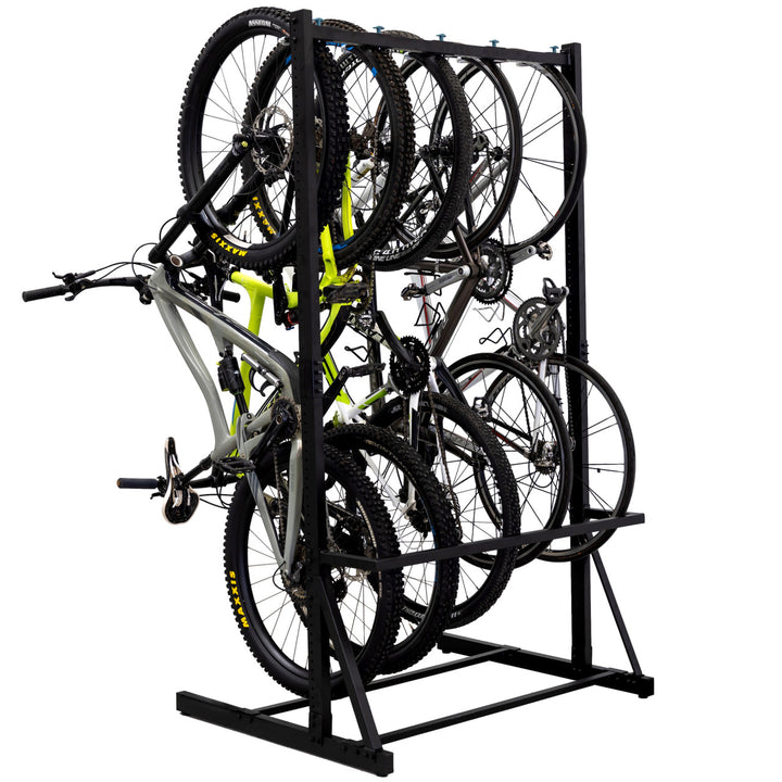 freestanding garage bike rack