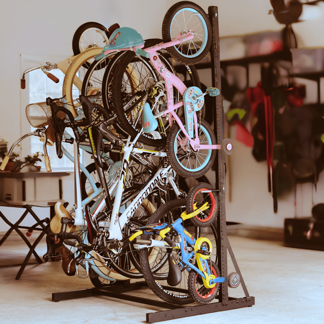 Freestanding Bike Rack Garage Bike Storage Standing Bike Rack StoreYourBoard