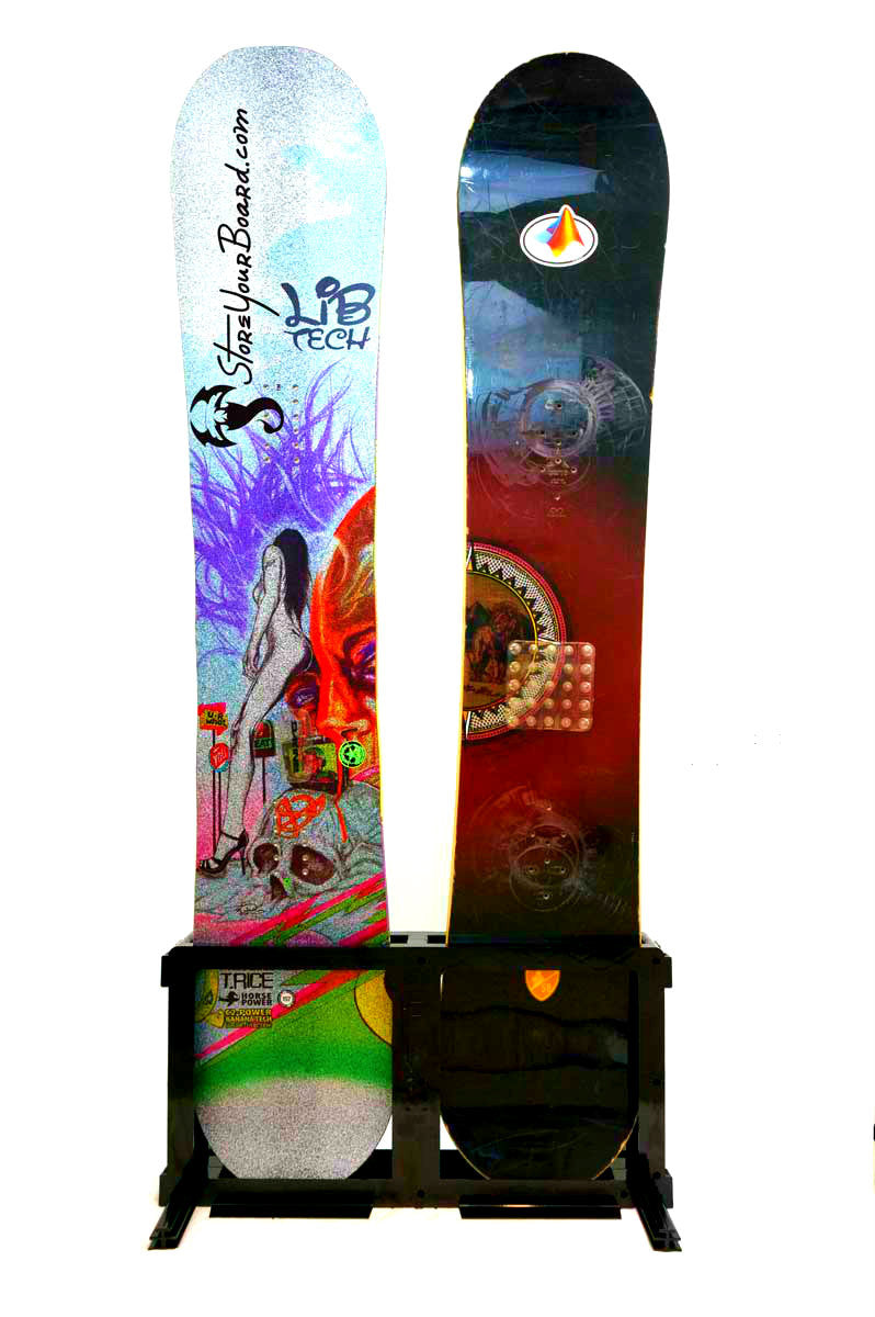 freestanding snowboard rack 4 boards