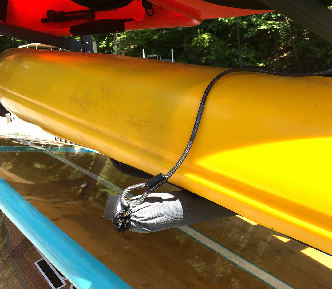 locking kayak outdoor rack