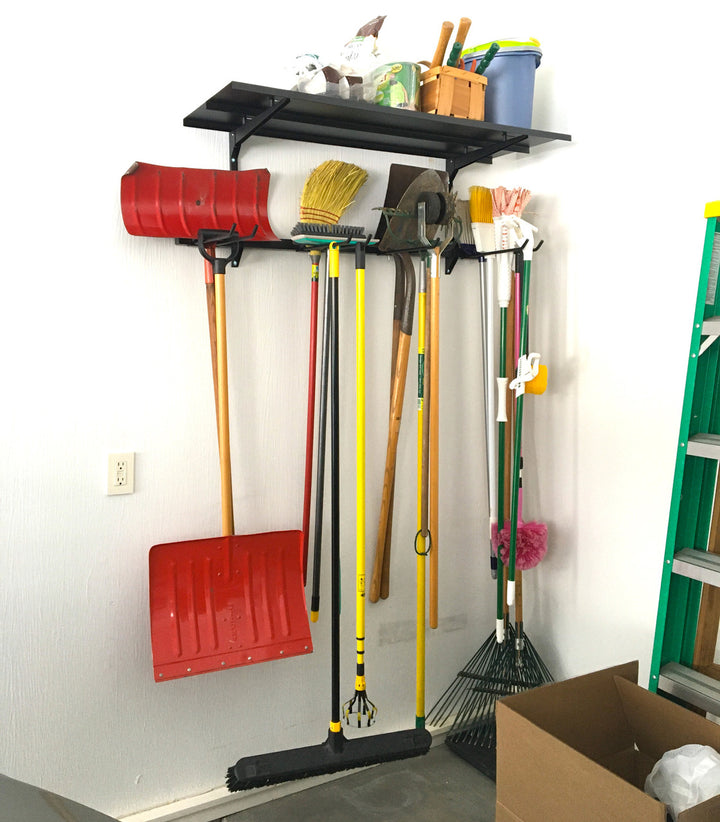organized garage rack