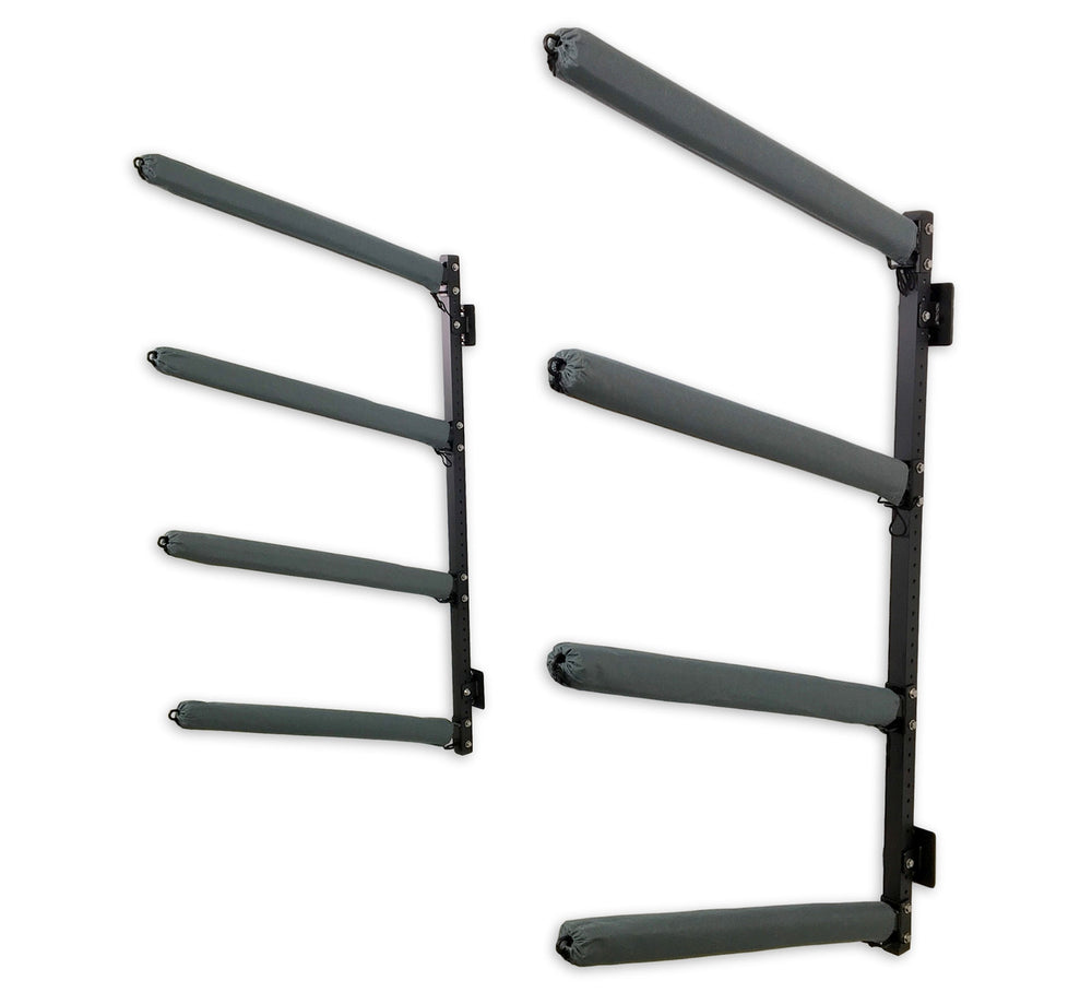 outdoor kayak wall storage rack