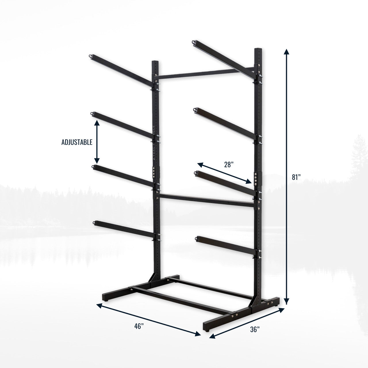 outdoor paddleboard storage