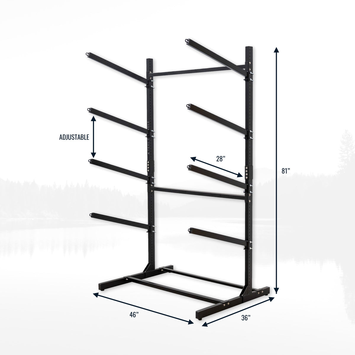 G-Watersport 4 Freestanding Surfboard & SUP Rack | 4 Levels | Indoor-O ...