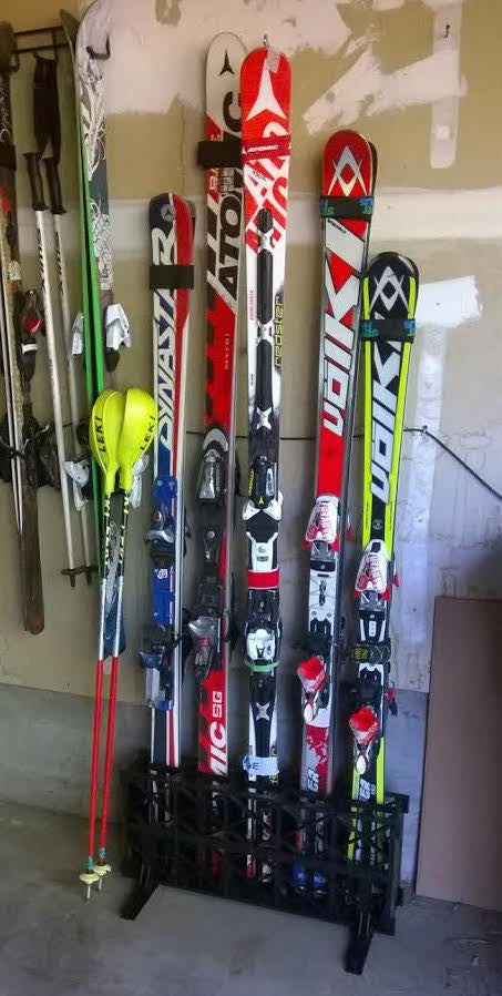 race ski rack and storage