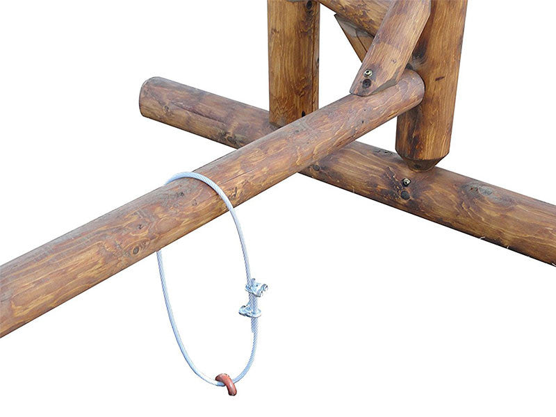 Log Rack Ground Anchor - 30" | Ground Screws for Loose Sand