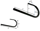 hanging ladder storage hooks