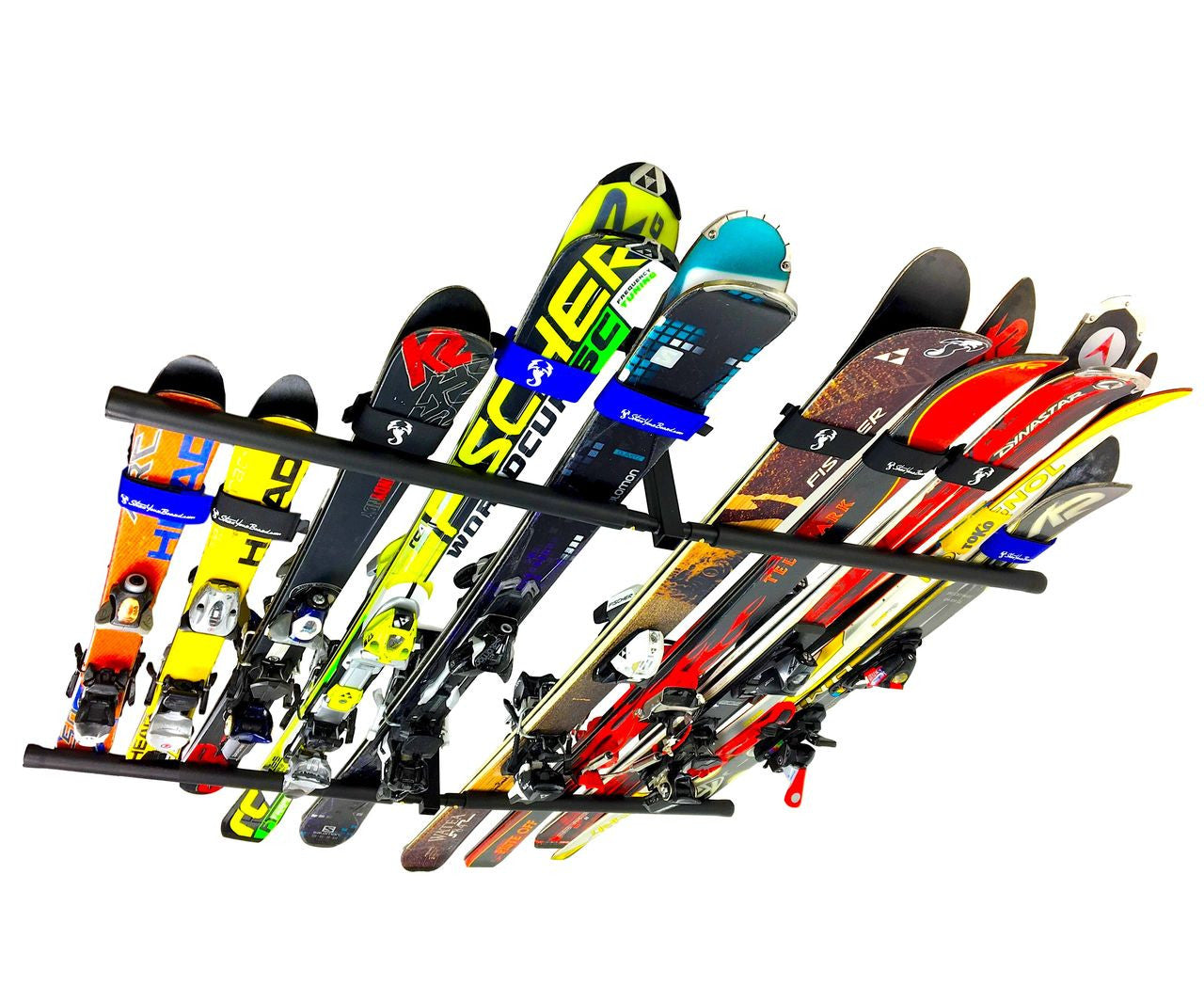 Ski snowboard rack discount garage