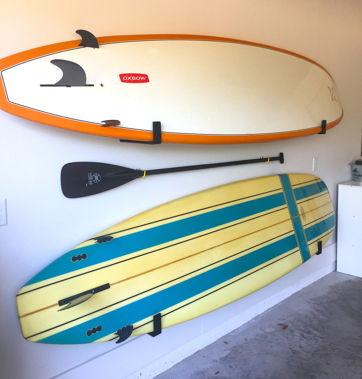 Minimalist SUP Display Rack | Wall Mount Paddleboard Storage