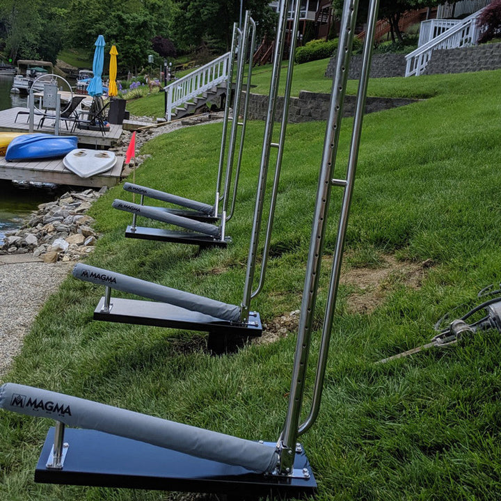 Stainless Steel SUP and Kayak Rack | Customizable Outdoor Dock Storage