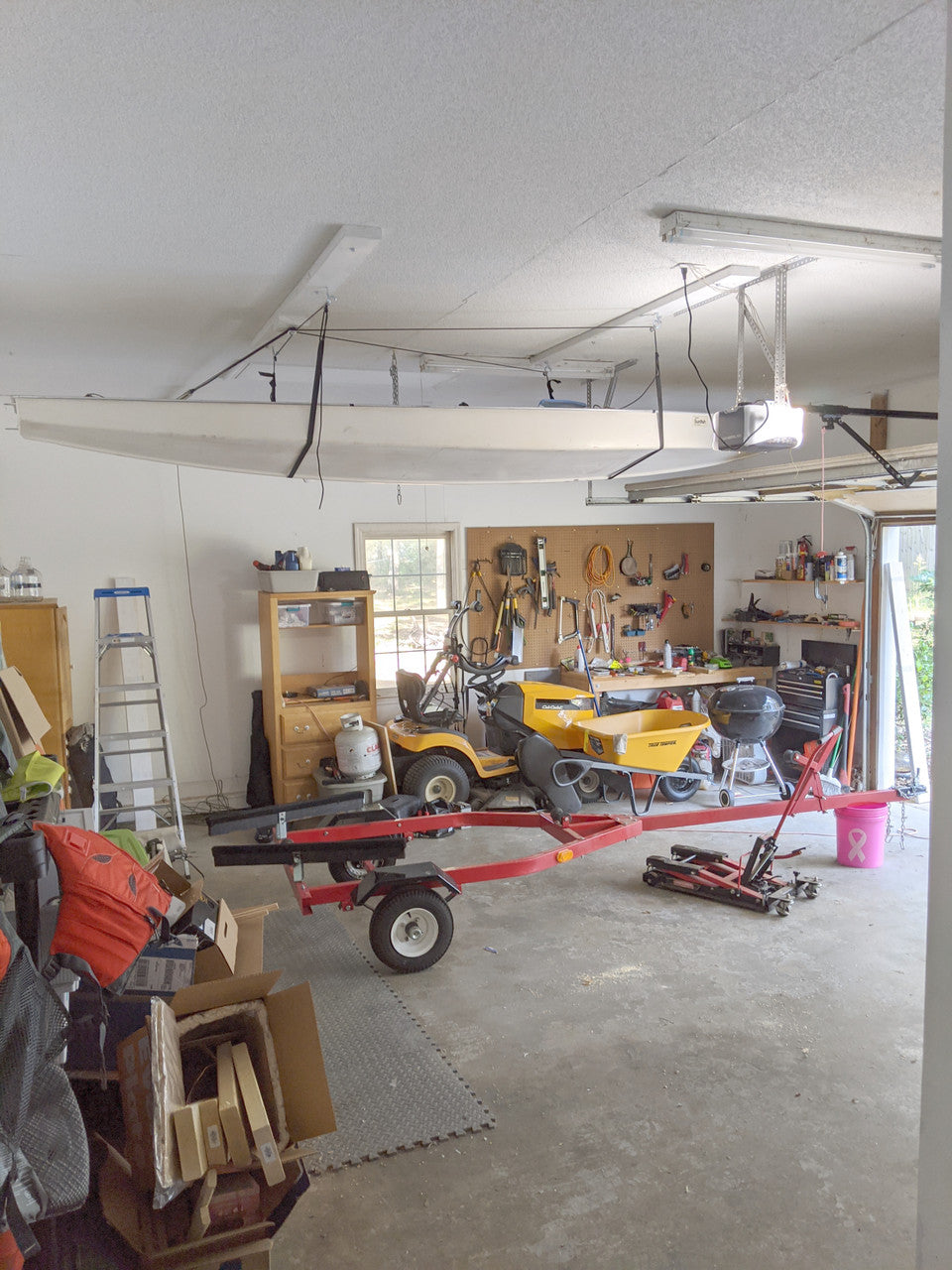 ceiling hoist for canoes