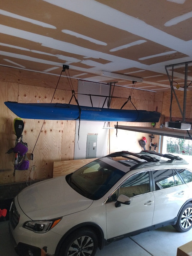 kayak garage pulley
