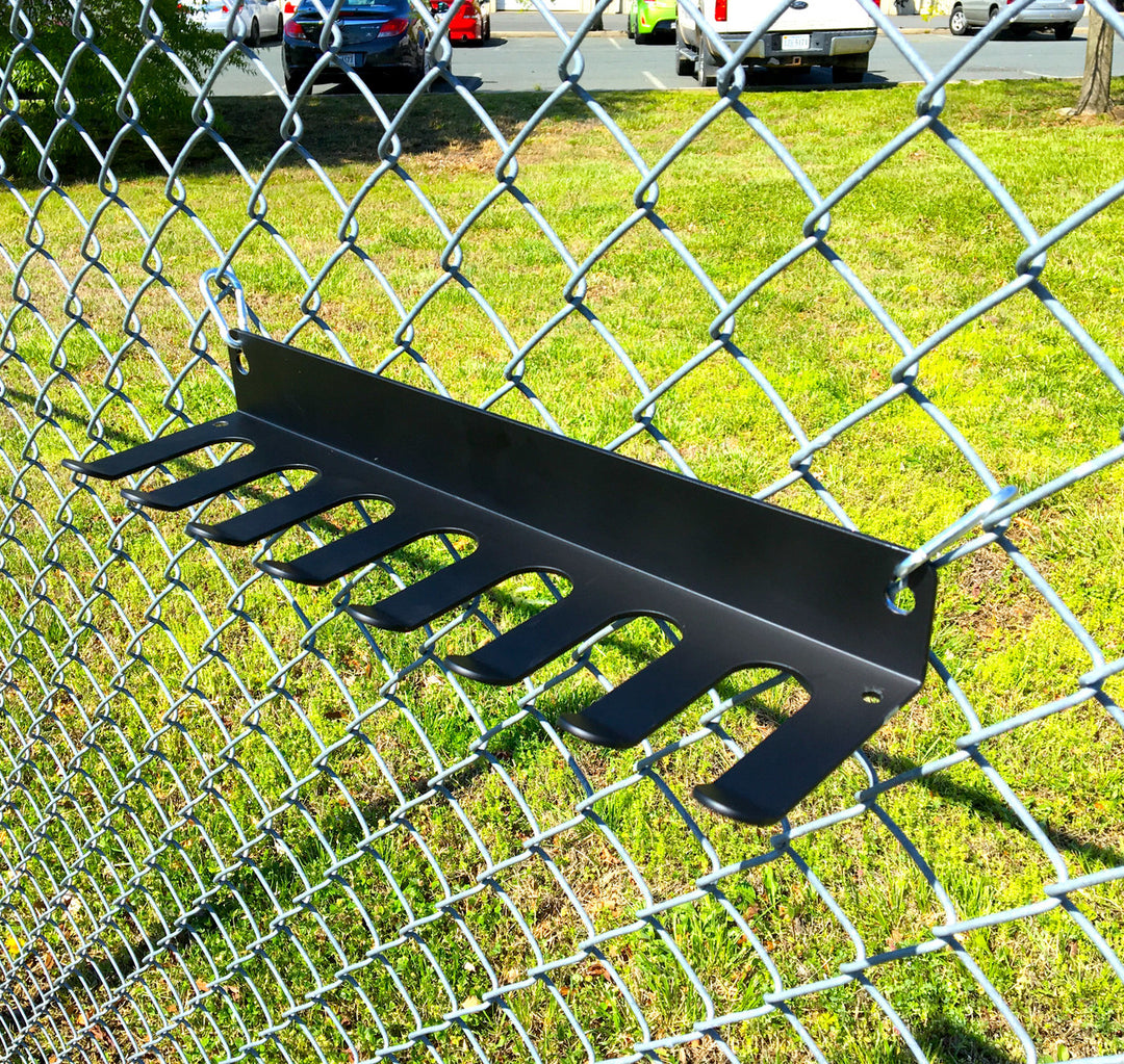 StoreYourBoard Baseball Bat Storage Rack, 14 Bat Caddy, Hanging Organizer, Wall Or Fence Mount, Equipment Holder, Solid Steel, Gloves Helmets Cleats - Walmart Supplies
