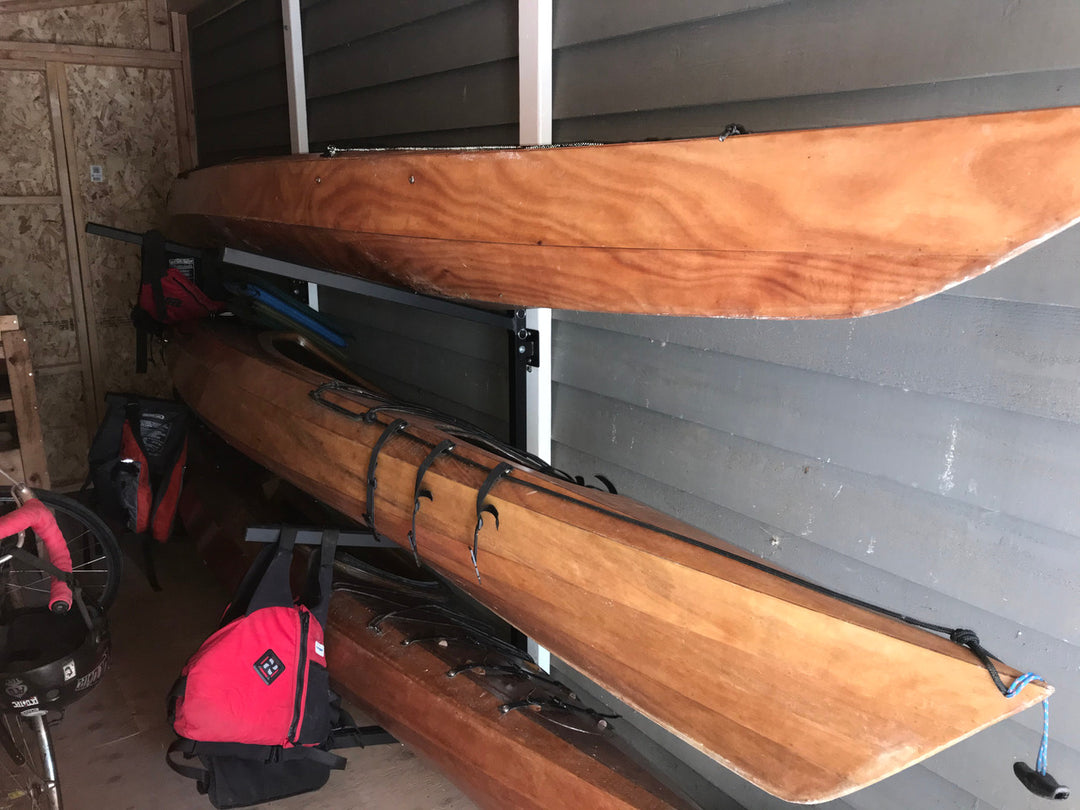 4 kayak wall storage