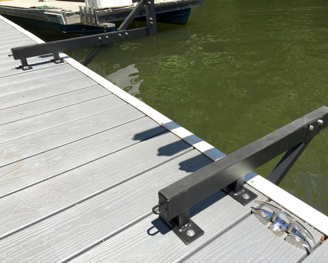 composite dock mount storage rack