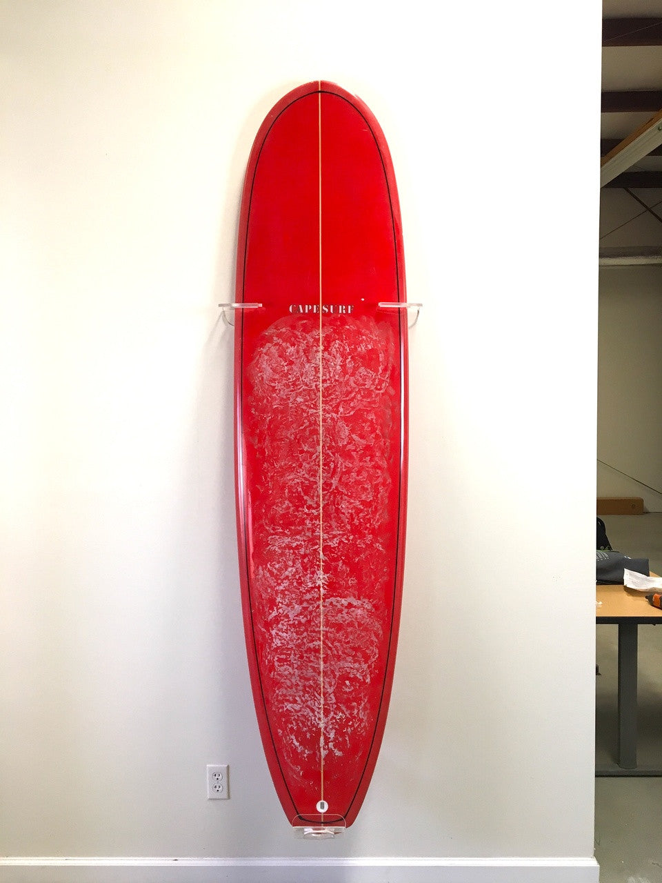 vertical longboard wall hanger