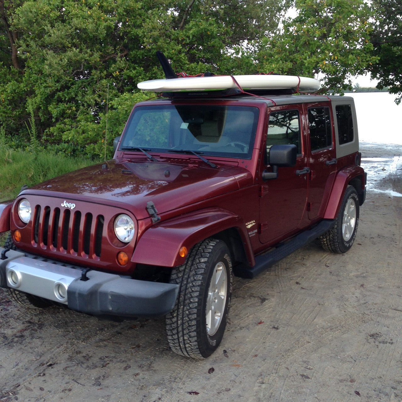 Paddle board rack for 2024 jeep wrangler soft top