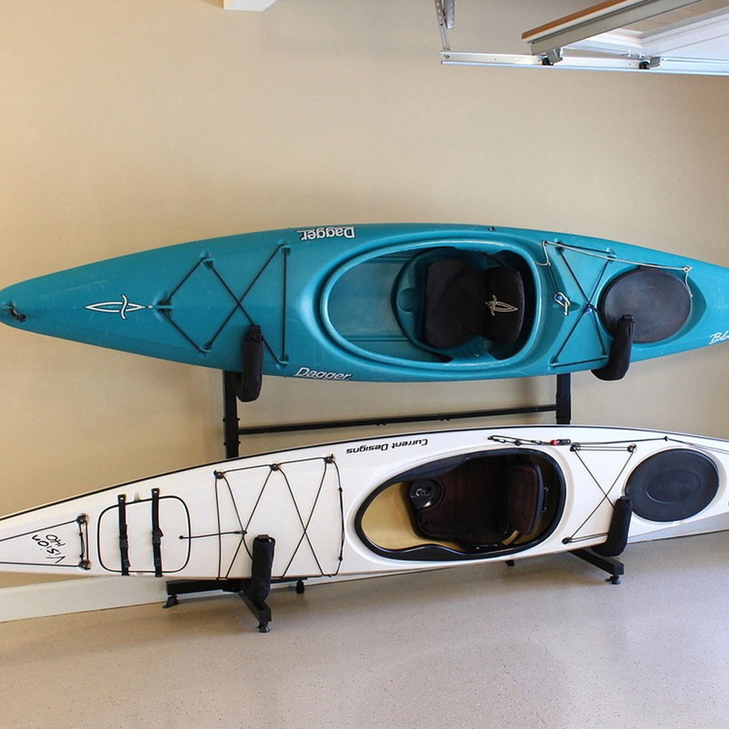 Indoor-Outdoor Freestanding Kayak Storage Rack