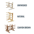 wooden kayak rack