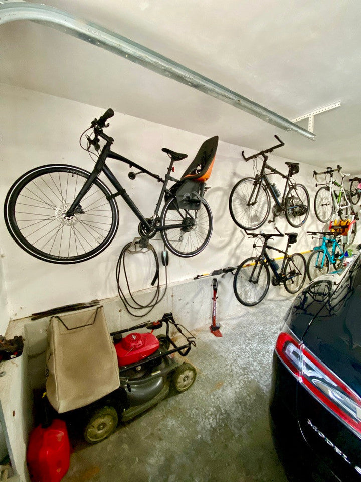 Metal Minimalist Bike Wall Mount Display Storage