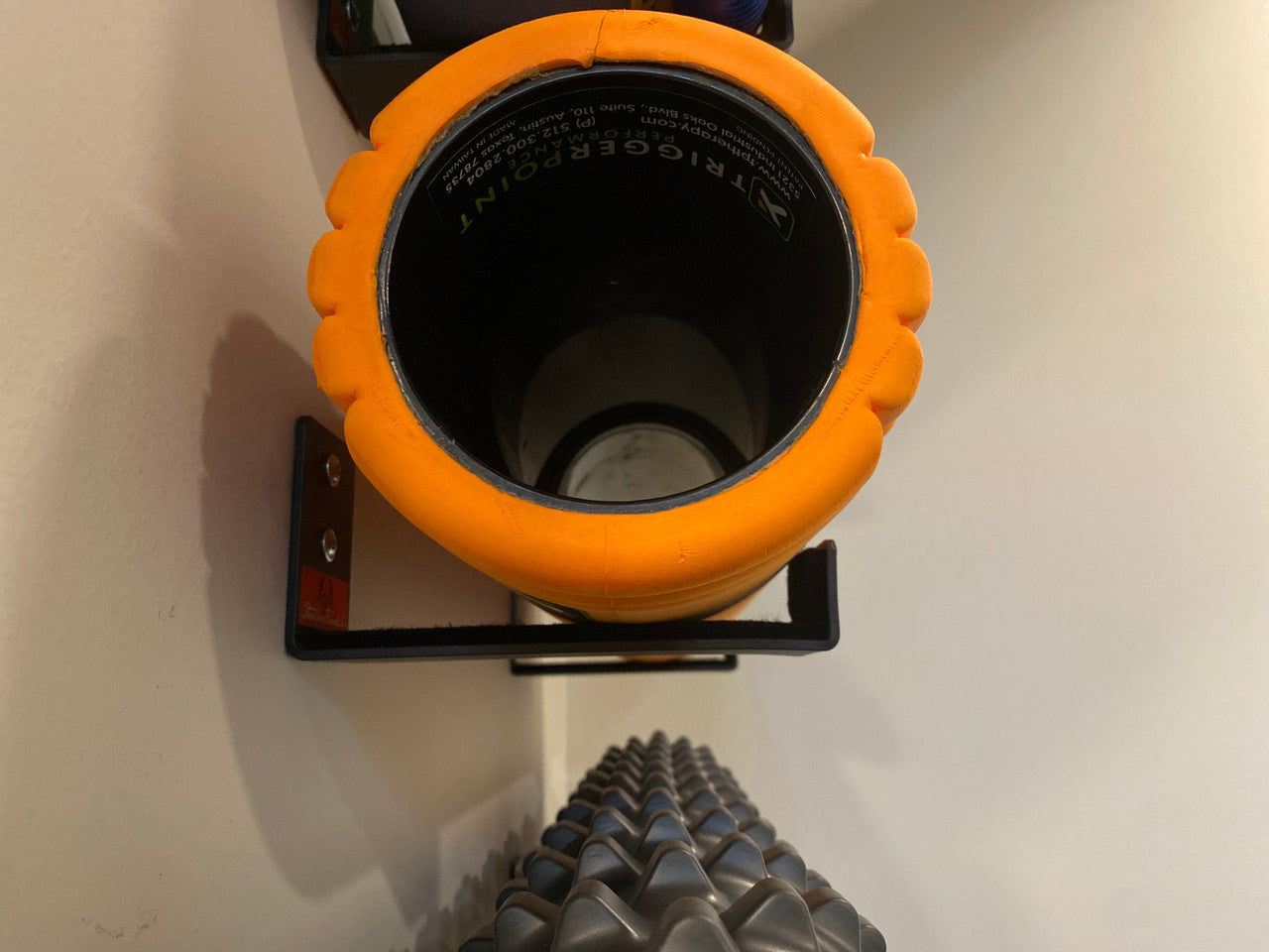 foam roller wall hook