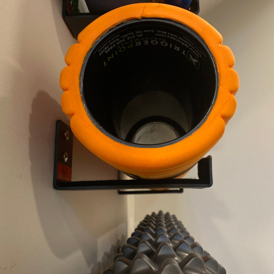 foam roller wall hook