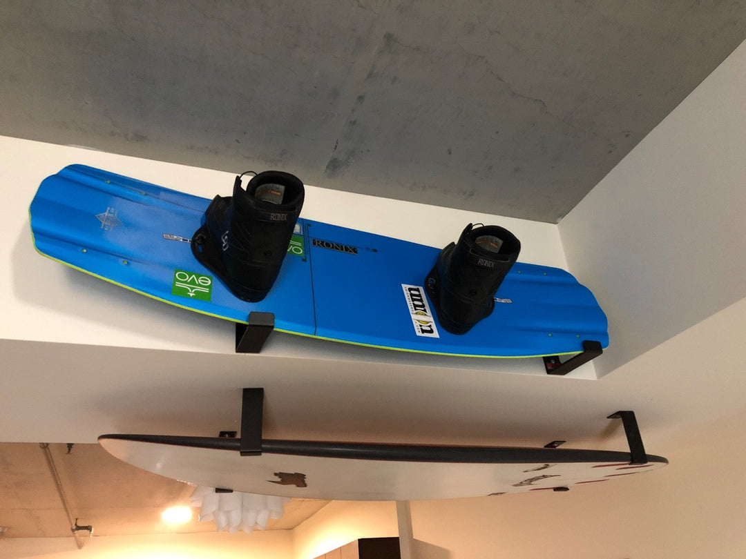 Minimalist Wakeboard Display Rack | Wall Mount Storage