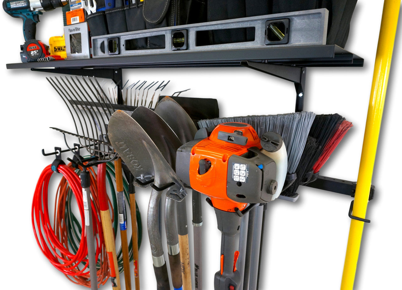 garage wall mount tool storage rack