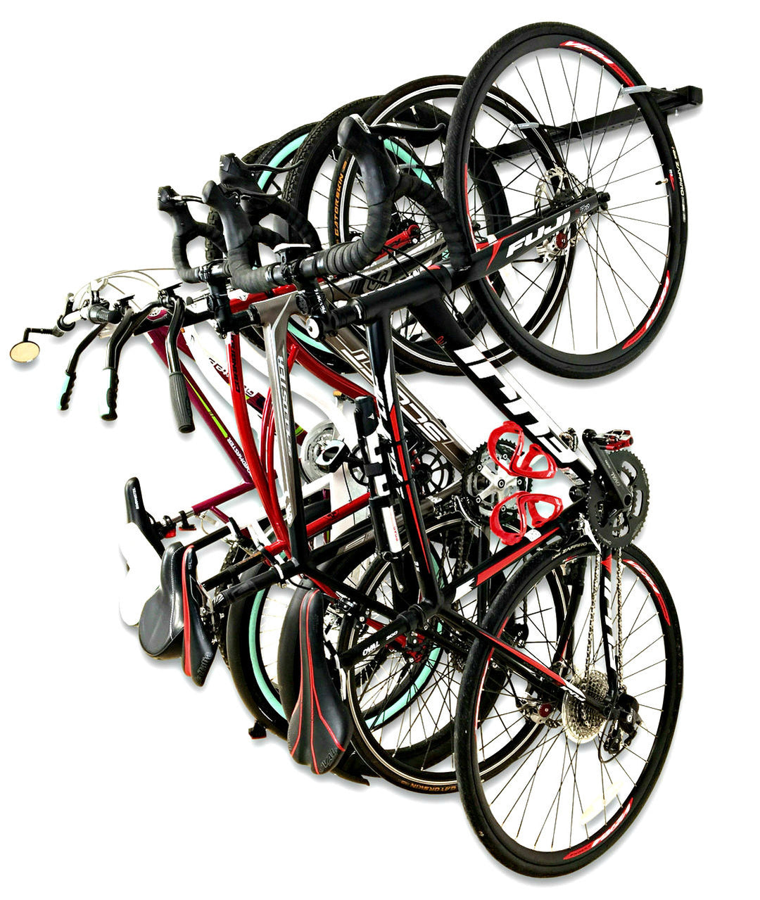 home garage bicycle storage rack wall
