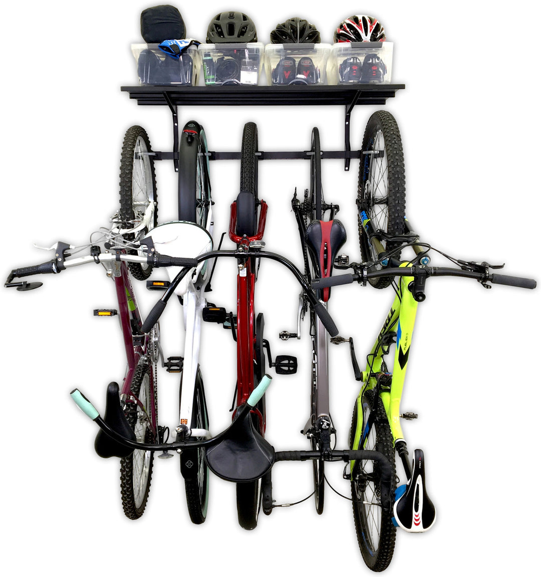 bike shelf storage rack