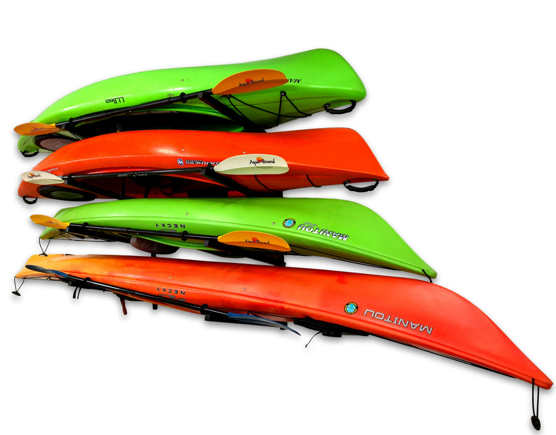 indoor adjustable wall storage rack for kayaks