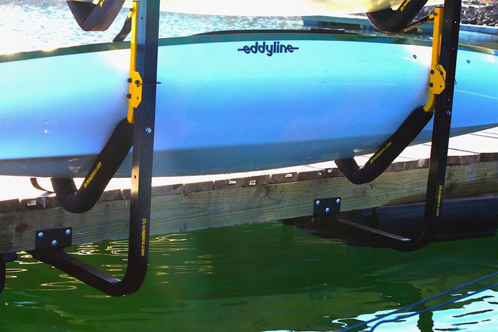 over the water kayak rack