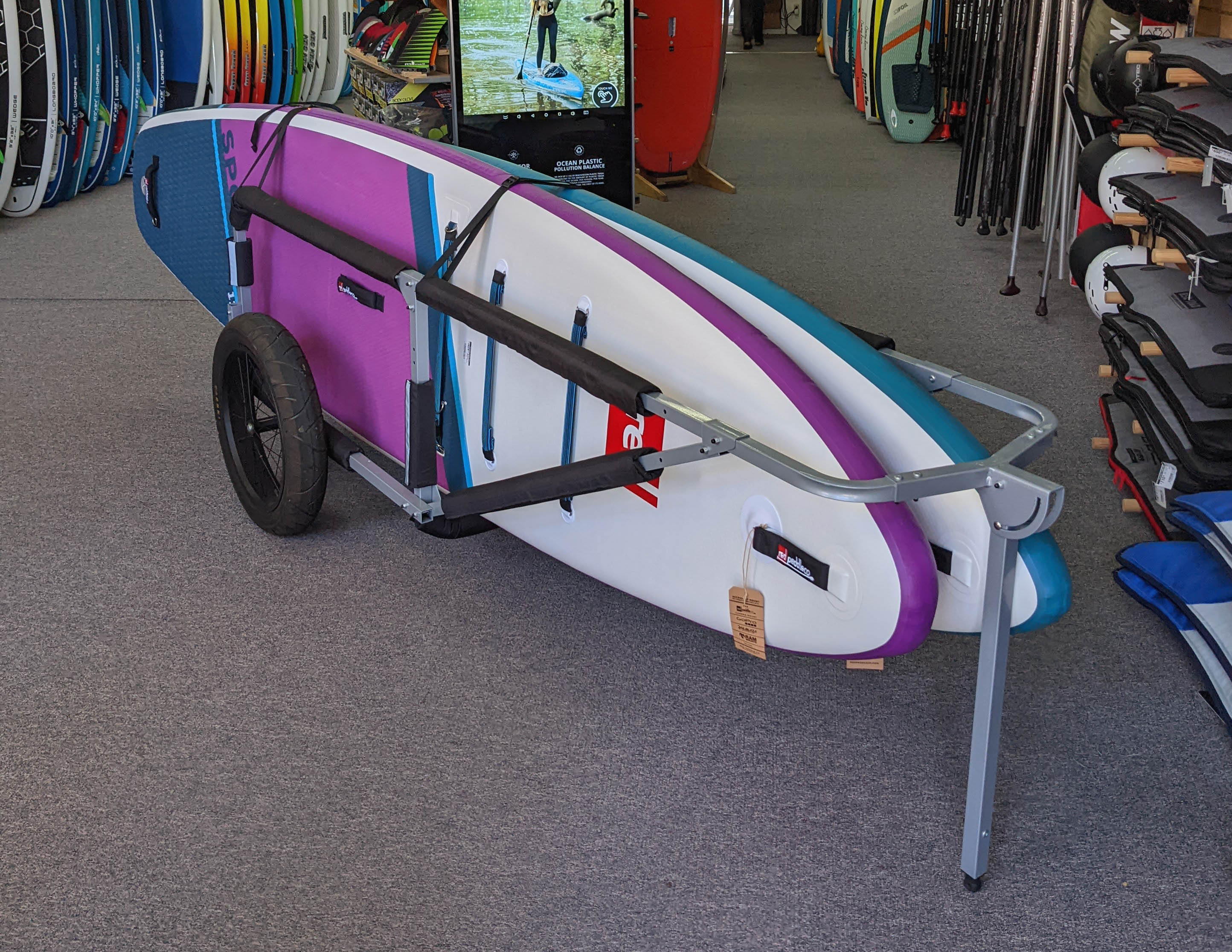 Bike Trailer for Paddleboard, Longboard, or Kayak