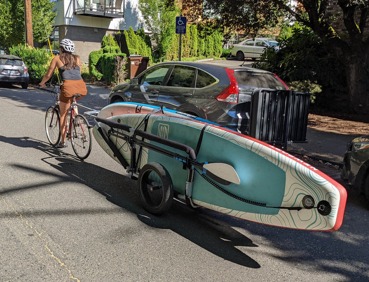 Bike Trailer for Paddleboard, Longboard, or Kayak
