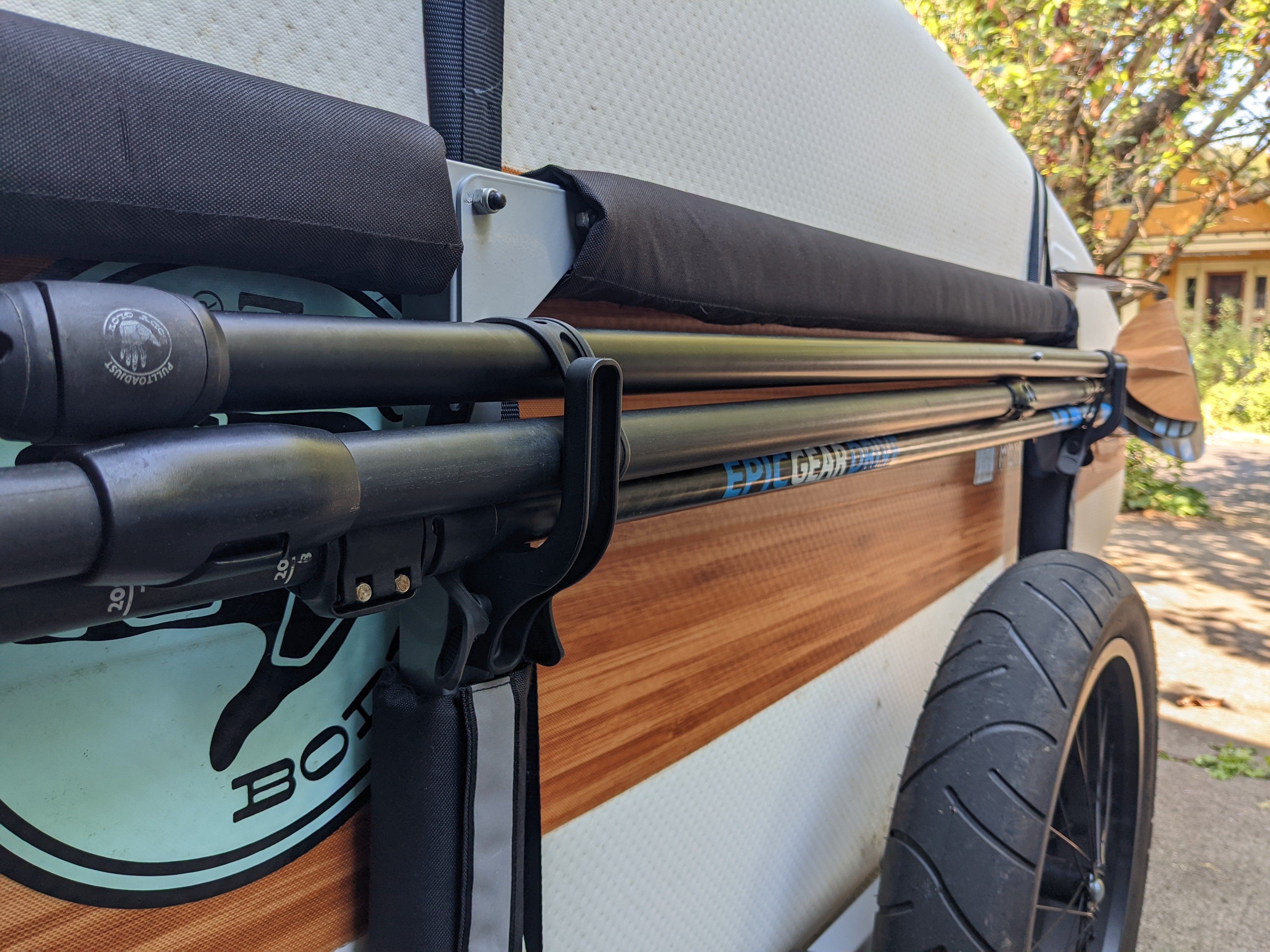 Bike Trailer for Paddleboard, Longboard, or Kayak