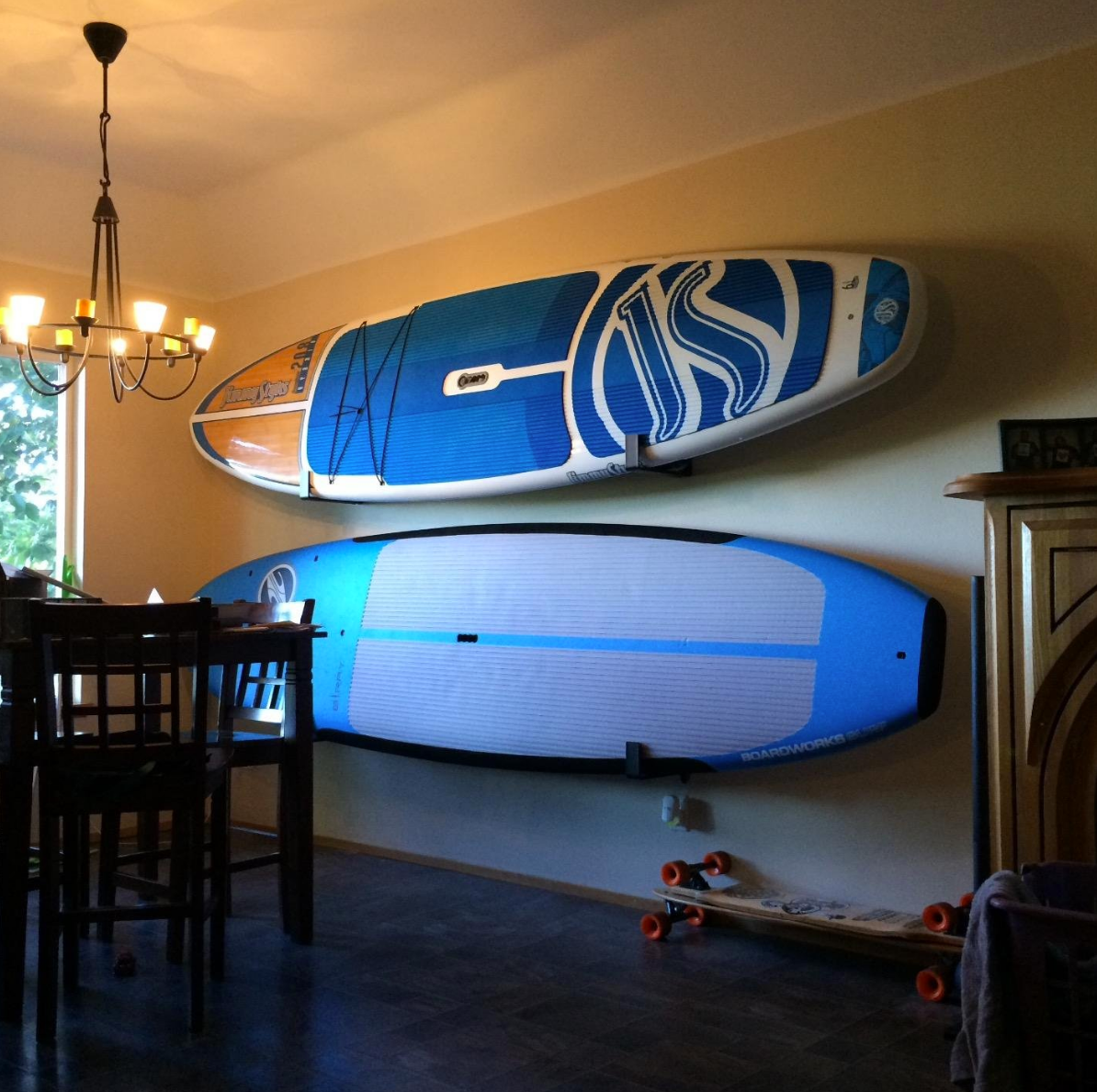 Sup Storage Rack Minimalist SUP Display Rack | Wall Mount Paddleboard Storage ...