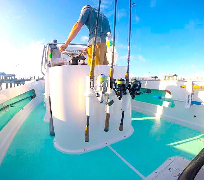 3 fishing rod mount anywhere boat storage