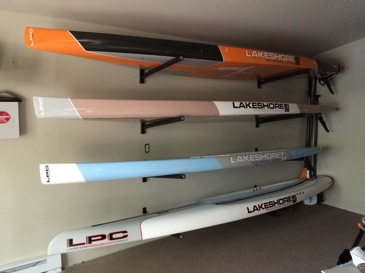 race SUP wall rack