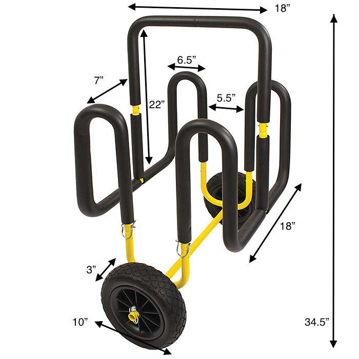 sup cart dimensions