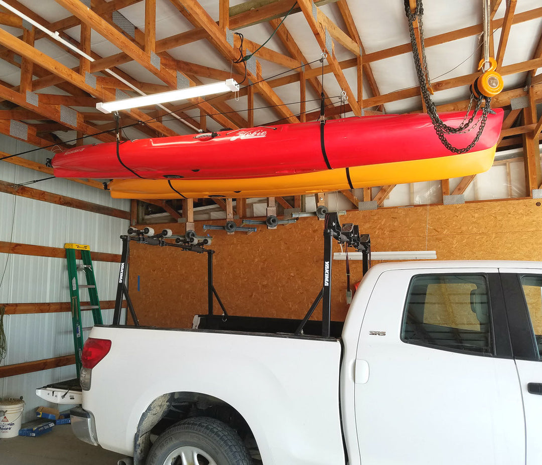 overhead kayak ceiling hoist