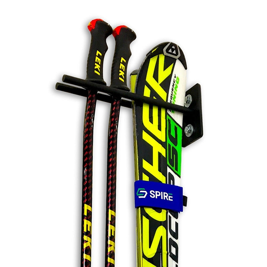 Double Ski Wall Rack | Ski Couple | Heavy-Duty Home and Garage Storage