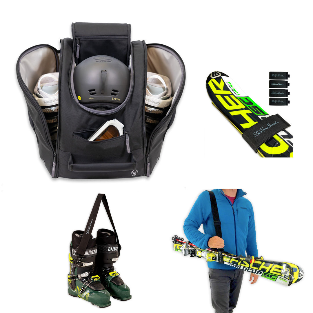 Ski, Pole and Boot Carrier Combo Pack