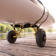 Stowable Kayak Dolly | Airless Cart for Lightweight Kayaks