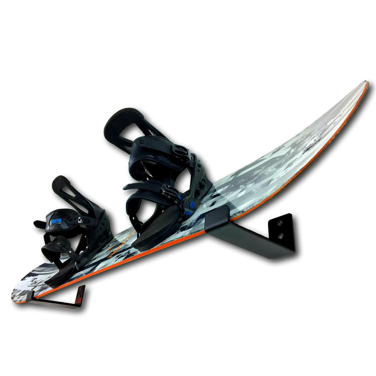 Compact Snowboard Rack Keystone Minimalist Snowboard Display Rack | Holds 30 lbs | Large ...
